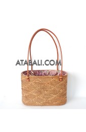 Ata rattan women handbag